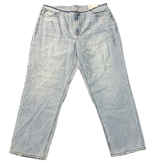 AMERICAN EAGLE Women's Low-Rise '90s Straight Jean Size 20 In Cool Classic - Picture 4 of 13